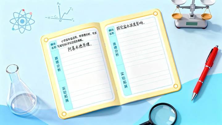 小学 4-6 年级实验报告模板（带原理分析）｜高年级科学实验必备