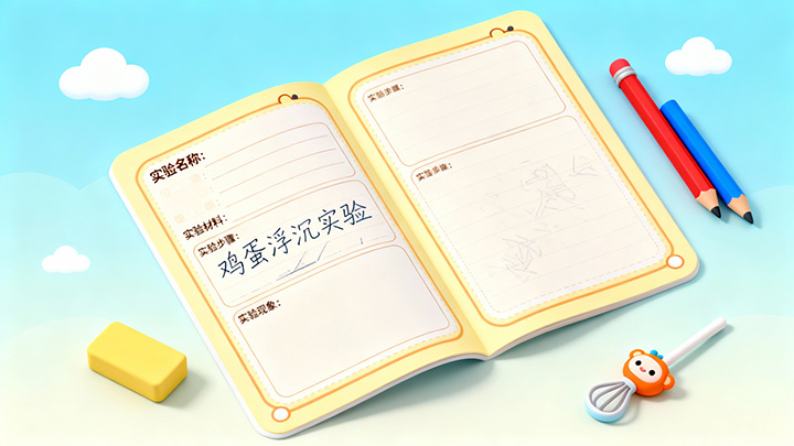 小学 1-3 年级实验报告模板｜分龄科学实验填写指南